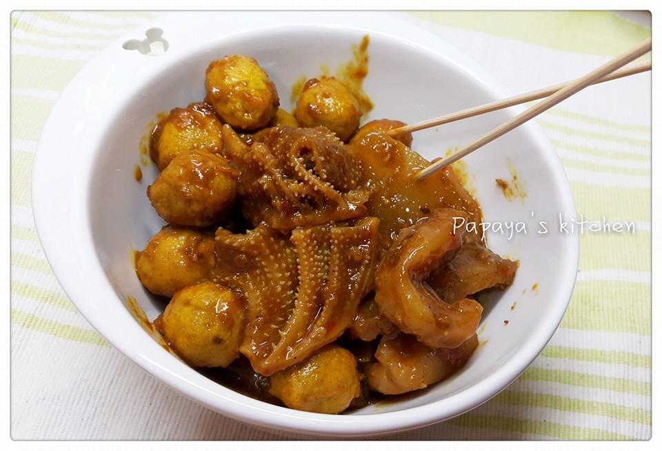 豬皮咖哩蘿蔔魚旦